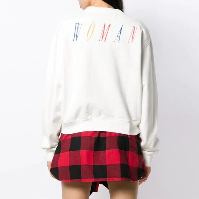 Sudadera de cuello redondo Off-White Graft Arrows en blanco