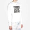 Sudadera de manga larga con cuello redondo y logo para hombre SS20 con efecto pintura en spray