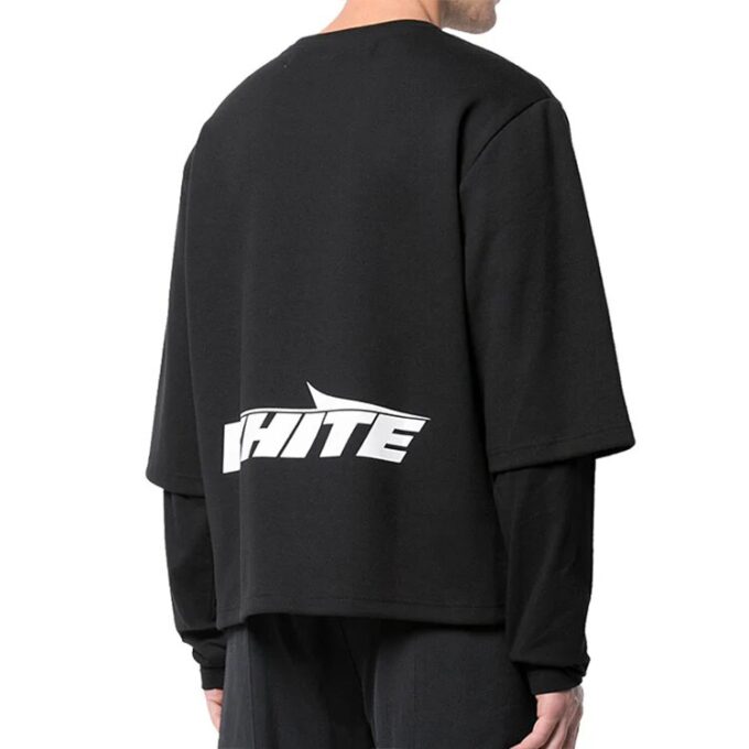 Sudadera de manga larga de algodón para hombre