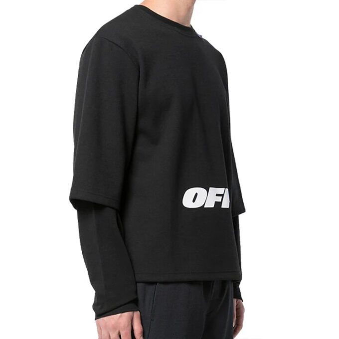 Sudadera de manga larga de algodón para hombre