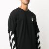 Sudadera de manga superpuesta con rayas diagonales O20