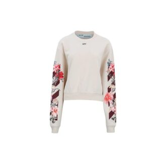 Sudadera de moda de lujo Off-White «Blanco crema»