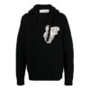 Sudadera de punto con capucha «Black»