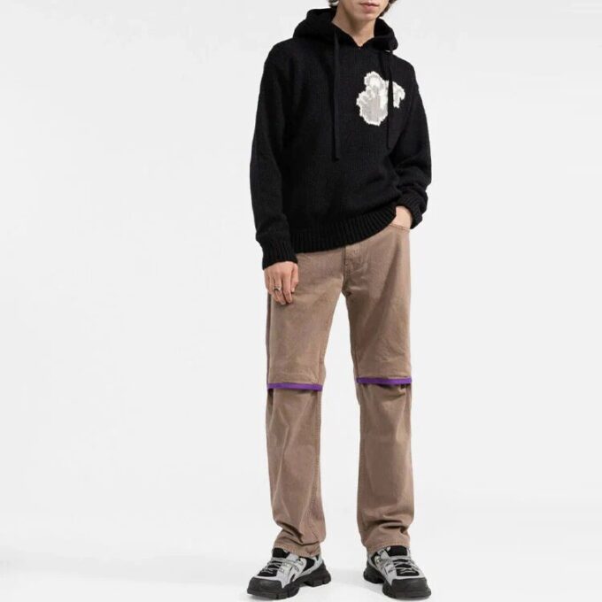 Sudadera de punto con capucha «Black»