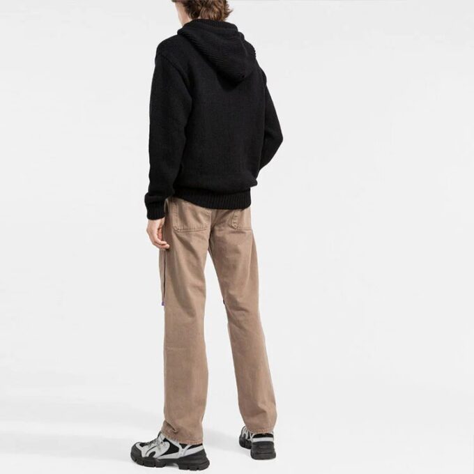 Sudadera de punto con capucha «Black»
