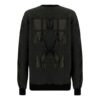 Sudadera deportiva con capucha y cuello redondo Off-White con estampado de flecha, versión entallada, gris