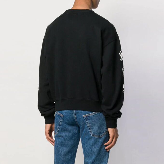 Sudadera deportiva de algodón Hands Over, hombre, negro