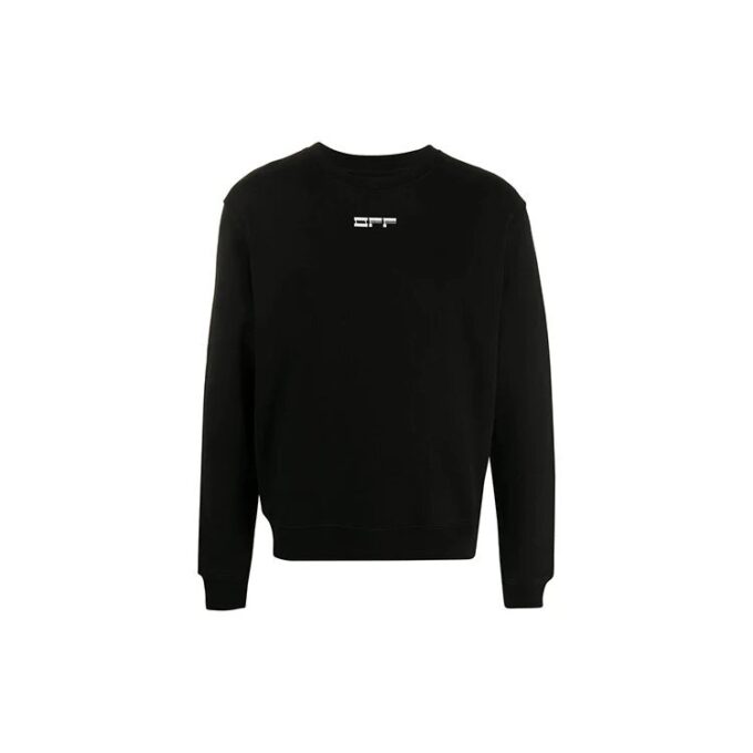 Sudadera FW20 con cara enmascarada y flecha «Negro y blanco»