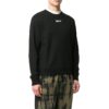 Sudadera FW20 con cara enmascarada y flecha «Negro y blanco»