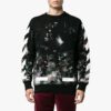 Sudadera Galaxy Brushed Print «Black»