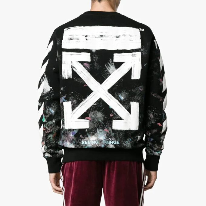 Sudadera Galaxy Brushed Print «Black»
