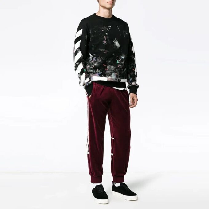 Sudadera Galaxy Brushed Print «Black»