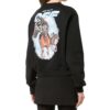 Sudadera holgada de algodón Off-White con logotipo de caballo
