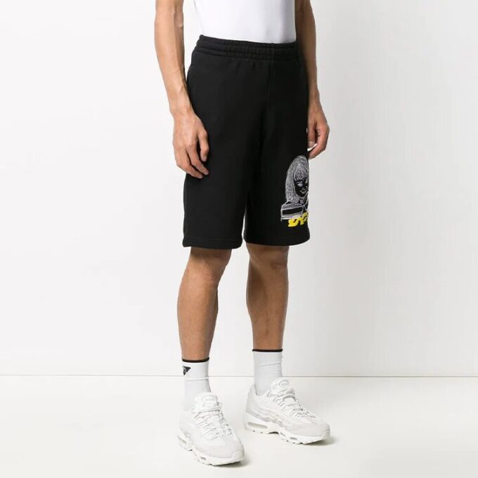 Sudadera holgada para hombre SS20 con tipografía irregular en negro