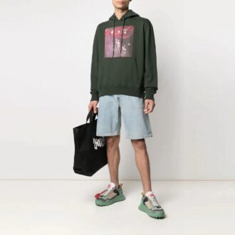Sudadera oversize para hombre SS21, verde