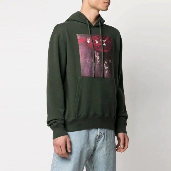 Sudadera oversize para hombre SS21, verde