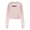 Sudadera sin capucha de cuello redondo con logotipo Off-White SS21, rosa