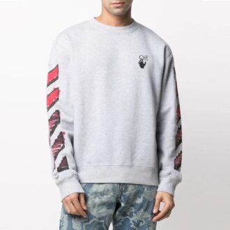 Sudadera unisex con logo SS21, gris