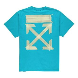 Tape Arrow estampado con cinta Estampado Hombre Azul