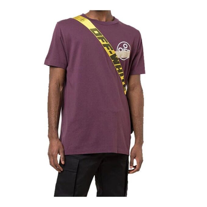 Tape Arrow print Printed Men Purple