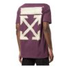 Tape Arrow print Printed Men Purple