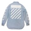 Temperature C/O Virgil Abloh Camisa Denim de hombre Temperature Azul claro