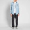Temperature C/O Virgil Abloh Camisa Denim de hombre Temperature Azul claro