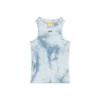 Top acanalado con estampado tie-dye Off Stamp