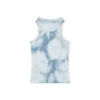 Top acanalado con estampado tie-dye Off Stamp