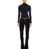 Top de manga larga Sleek Meteor