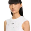 Top Kat acanalado OW X Swarovski