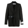 Traje con cordones Off-White para hombre, chaqueta negra