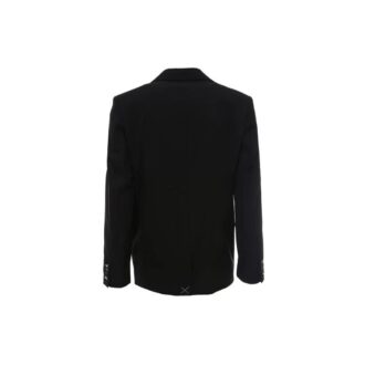 Traje con cordones Off-White para hombre, chaqueta negra