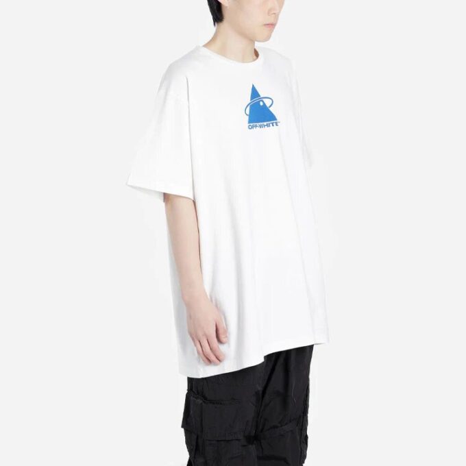 Triangle Planet Oversized Azul/Blanco