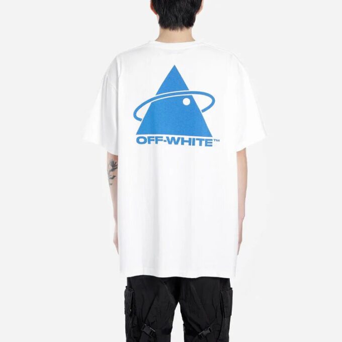 Triangle Planet Oversized Azul/Blanco