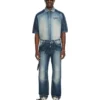 Vaqueros Cherry Diagonal Twist Stack