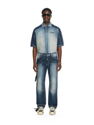 Vaqueros Cherry Diagonal Twist Stack