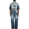 Vaqueros Cherry Diagonal Twist Stack
