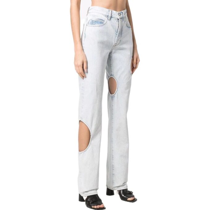 Vaqueros Off-White Meteor Cool de corte recto «Light Blue»