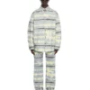 Vaqueros Slim Relax con estampado Tie-dye integral