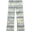 Vaqueros Slim Relax con estampado Tie-dye integral