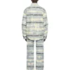 Vaqueros Slim Relax con estampado Tie-dye integral