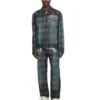 Vaqueros Slim Relax de jacquard a cuadros