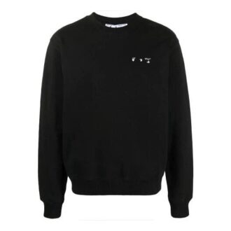 Versión de manga larga con cuello redondo y estampado de logotipo, color negro, colección primavera-verano 2021