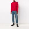Versión de manga larga con cuello redondo y logotipo SS21 en rojo