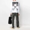 Versión de manga larga con estampado SS21, color blanco