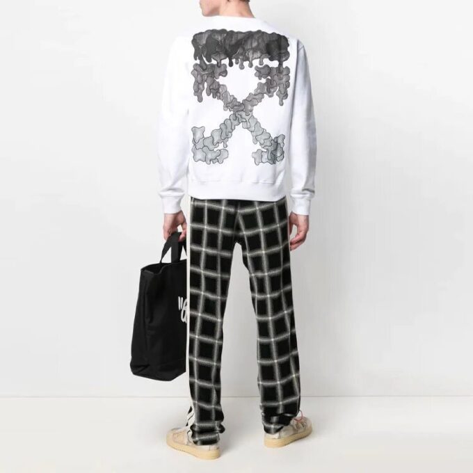 Versión de manga larga con estampado SS21, color blanco