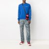 Versión de manga larga y cuello redondo de la colección SS21, azul