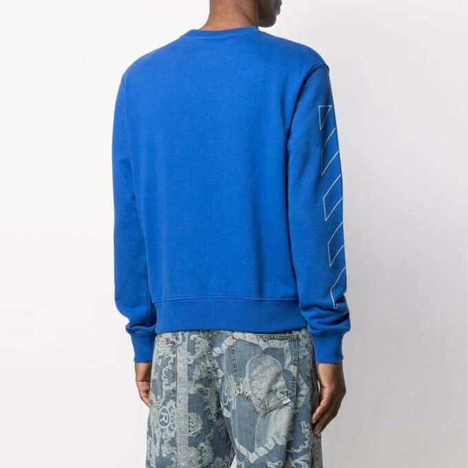Versión de manga larga y cuello redondo de la colección SS21, azul