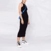 Vestido acanalado Off-White Off-Stamp «Negro»